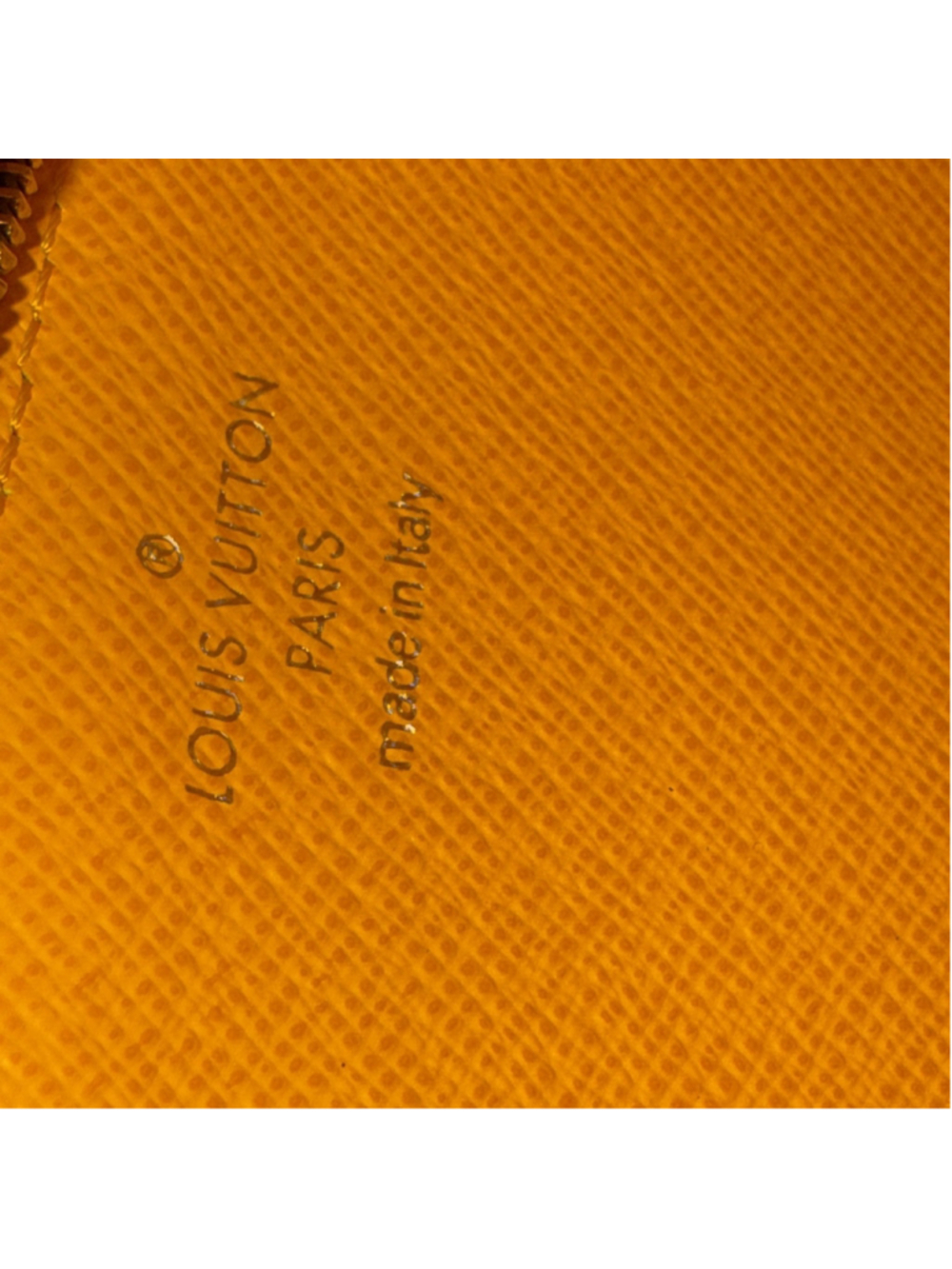 LOUIS VUITTON Monogram Macassar Coloroma Coin Card Holder Yellow Rare LV - Picture 6 of 8